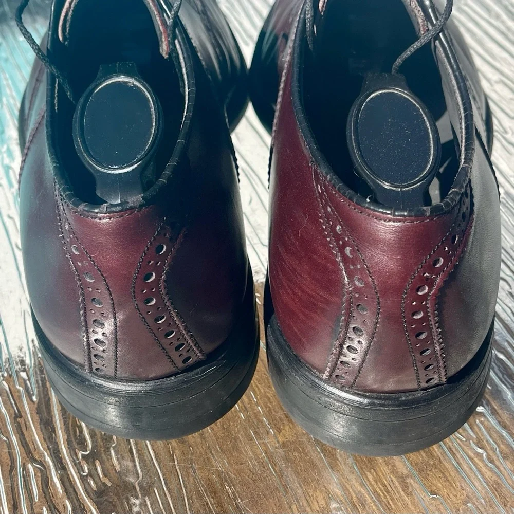 CLEAN Size 9 Vintage Y2K Footjoy Classics Oxford‎ Leather Shoes Made In USA